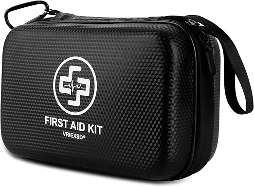 Premium First Aid Kit, 320 Piece Waterproof Hard Shell Eva First Aid Kit for Home, Camping, Cars, Hiking, Travel, Businesses & Outdoor Emergencies - Emergency Medical Kits