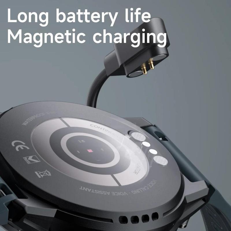 LOKMAT ZEUS 4 PRO Smart Watch Breathing Training 1.43 Amoled Round Screen BT Calls Smartwatches Fitness Tracker Heart Rate Monitor for Smart Phone