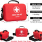 Mini First Aid Kit - 140/340 Piece Small First Aid Medical Kit for Car, Home, Office, Travel, Camping, Sports, Outdoor, School - Emergency First Aid Supplies and Survival Kit