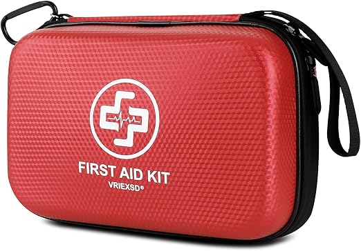 Premium First Aid Kit, 320 Piece Waterproof Hard Shell Eva First Aid Kit for Home, Camping, Cars, Hiking, Travel, Businesses & Outdoor Emergencies - Emergency Medical Kits