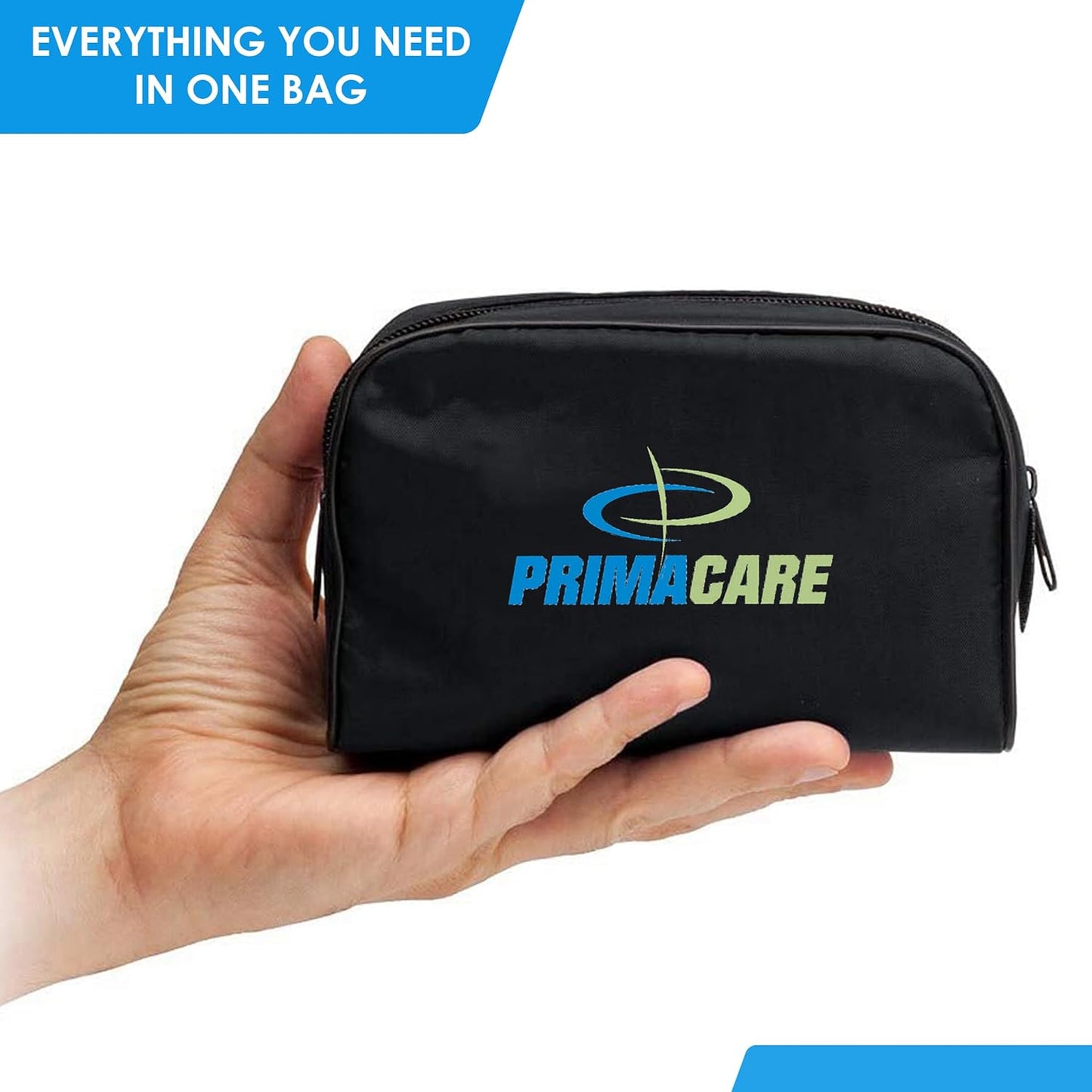 Professional Classic Series Manual Adult Size Blood Pressure Kit, Emergency Bp kit with Stethoscope and Portable Leatherette Case, Nylon Cuff, Black