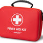 Mini First Aid Kit - 140/340 Piece Small First Aid Medical Kit for Car, Home, Office, Travel, Camping, Sports, Outdoor, School - Emergency First Aid Supplies and Survival Kit