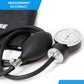 Professional Classic Series Manual Adult Size Blood Pressure Kit, Emergency Bp kit with Stethoscope and Portable Leatherette Case, Nylon Cuff, Black