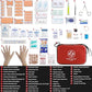 Premium First Aid Kit, 320 Piece Waterproof Hard Shell Eva First Aid Kit for Home, Camping, Cars, Hiking, Travel, Businesses & Outdoor Emergencies - Emergency Medical Kits