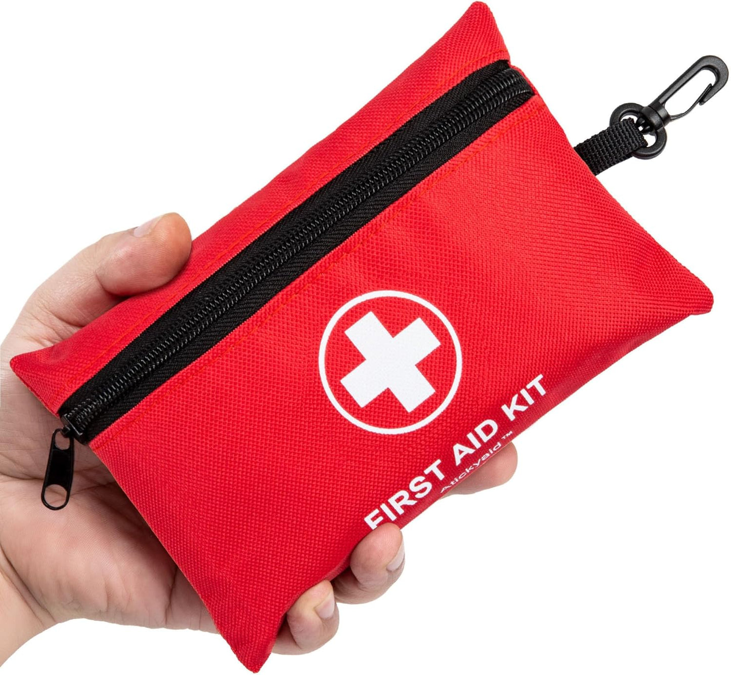 Mini First Aid Kit - 140/340 Piece Small First Aid Medical Kit for Car, Home, Office, Travel, Camping, Sports, Outdoor, School - Emergency First Aid Supplies and Survival Kit