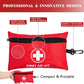 Mini First Aid Kit - 140/340 Piece Small First Aid Medical Kit for Car, Home, Office, Travel, Camping, Sports, Outdoor, School - Emergency First Aid Supplies and Survival Kit